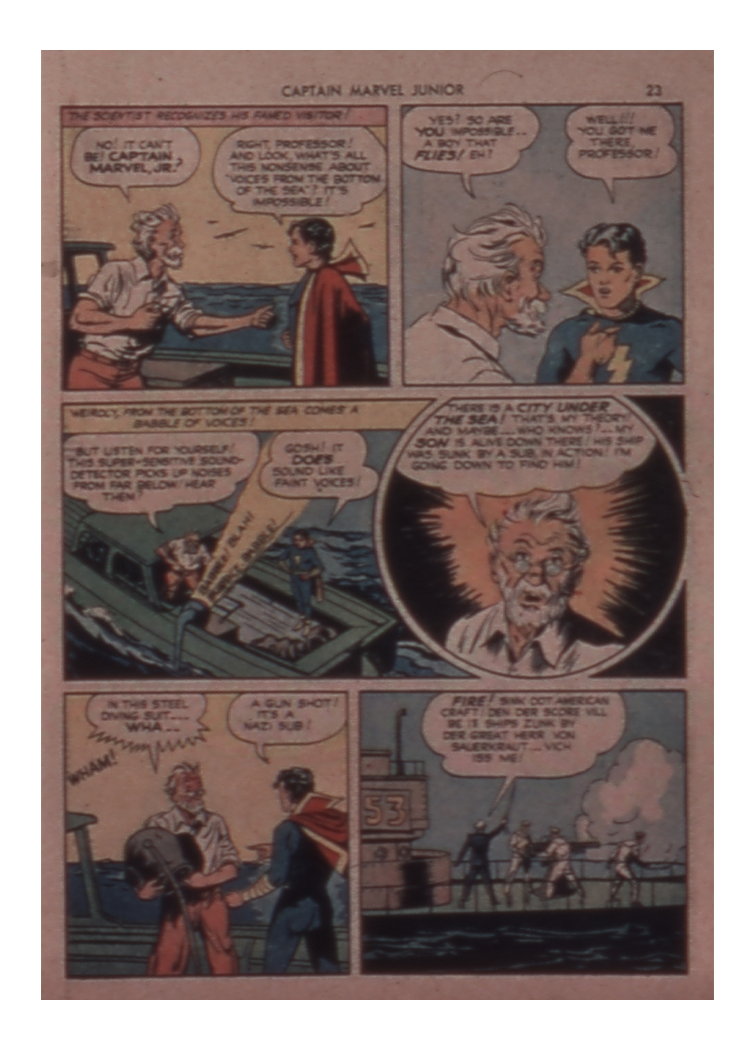 Read online Captain Marvel, Jr. comic -  Issue #7 - 23