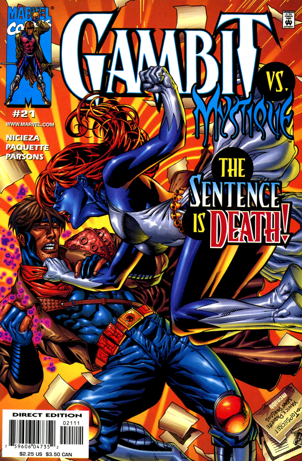 Read online Gambit (1999) comic -  Issue #21 - 1