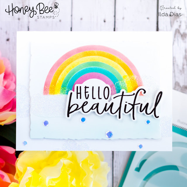 Hello Beautiful for Honey Bee Stamps Happy BEE Day Release Preview by ilovedoingallthingscrafty.com 