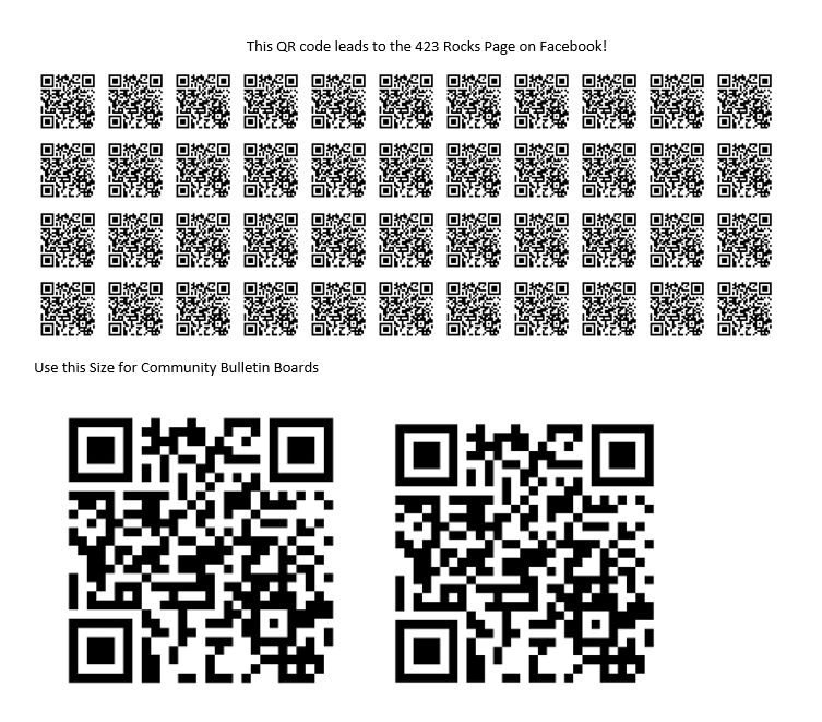 Mary Marr Academia Notes QR Code For The 423 Rocks FB Page mary-marr-academia-notes-qr-code-for-the-423-rocks-fb-page