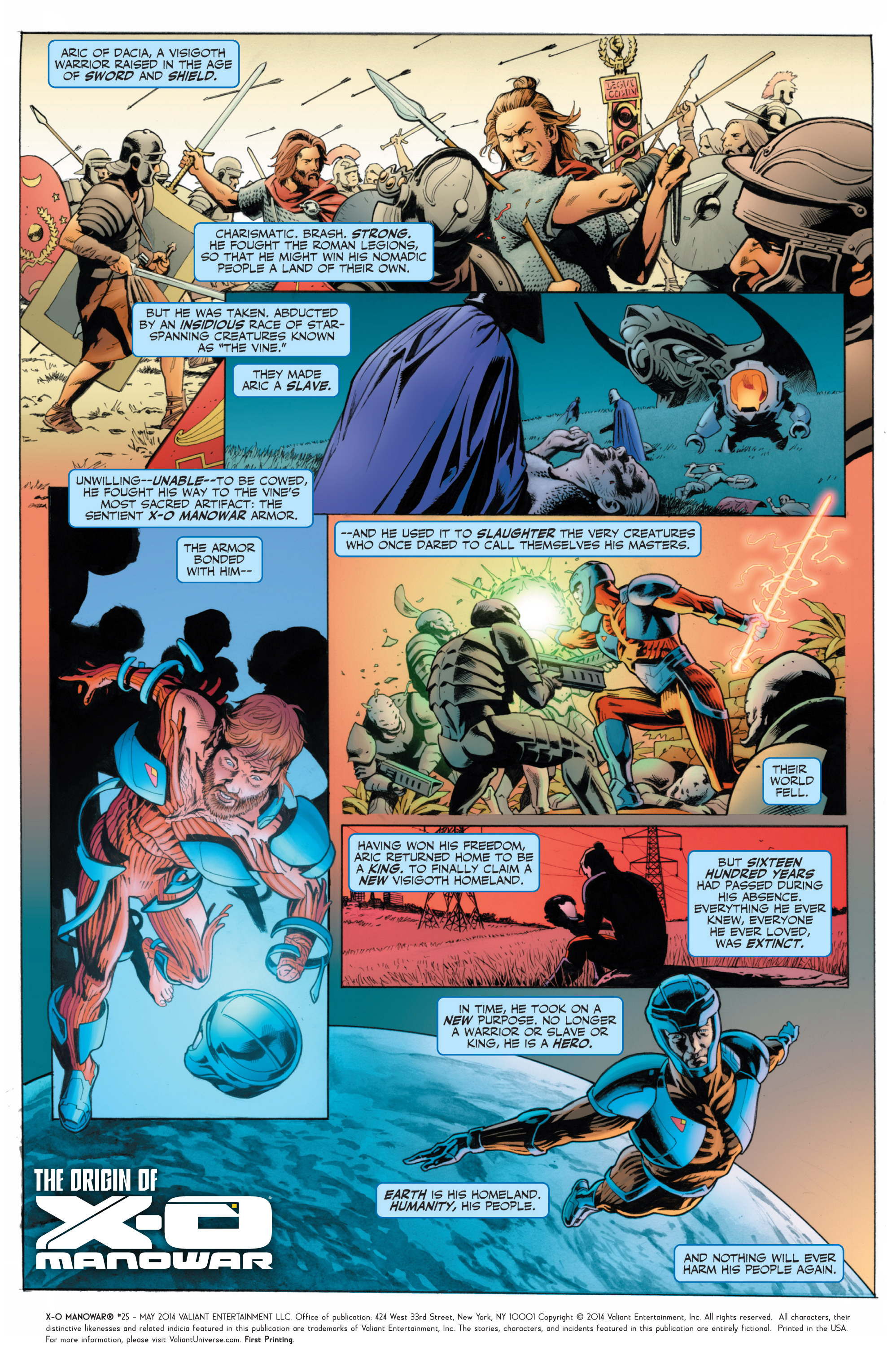 Read online X-O Manowar (2012) comic -  Issue #25 - 2