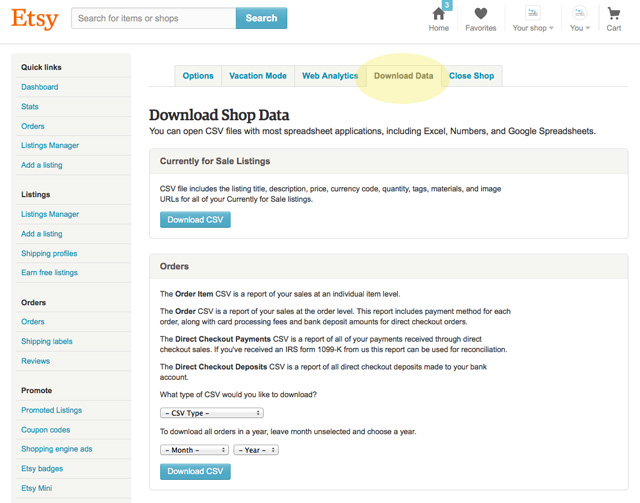 tutorial on how to easily import your etsy shop items to your shopify shop