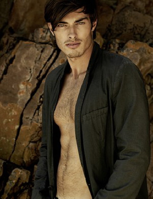 I Like Man: Handsome Hairy Chest Model David Rosenberg from South Africa.