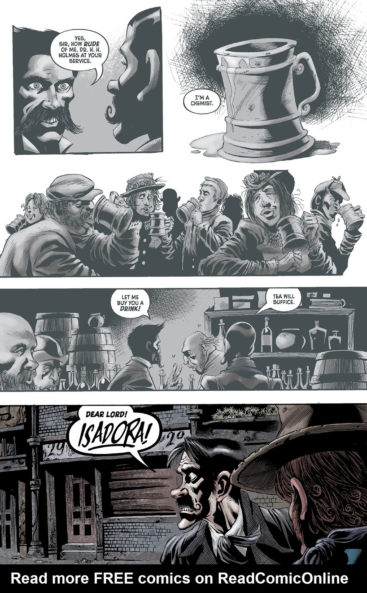 Read online Billy the Kid's Old Timey Oddities and the Ghastly Fiend of London comic -  Issue #2 - 17