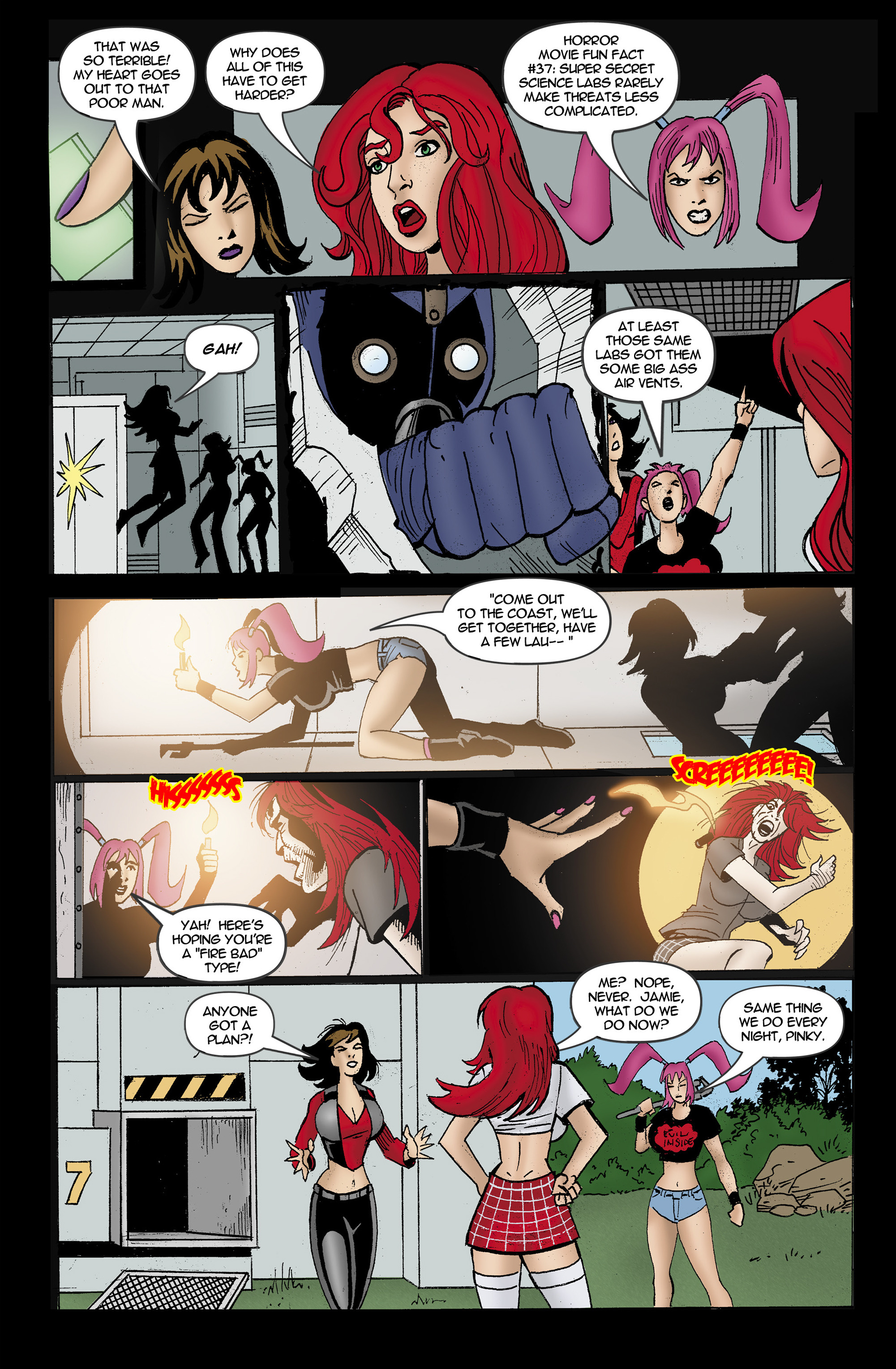 Read online Chaos Campus: Sorority Girls Vs. Zombies comic -  Issue #10 - 21
