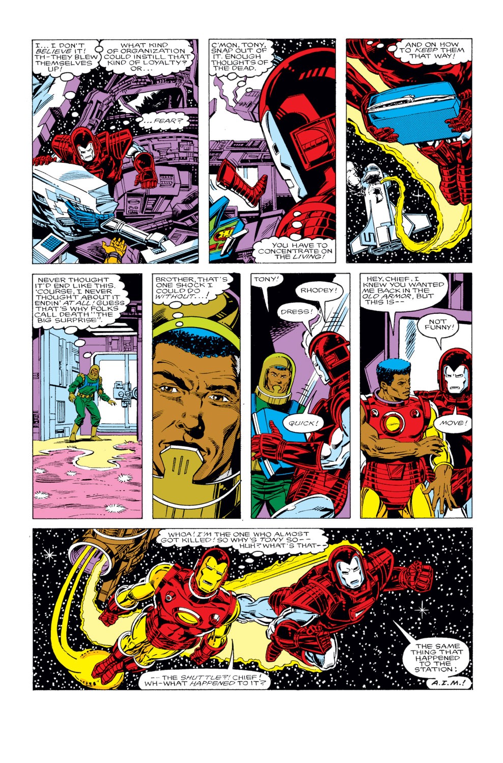 Read online Iron Man (1968) comic -  Issue #215 - 21