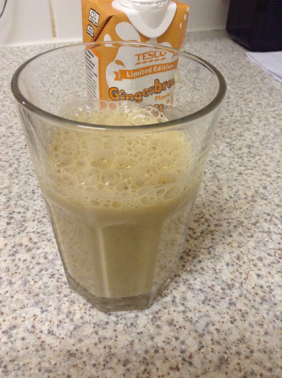 Tesco Gingerbread Flavour Milk Limited Edition