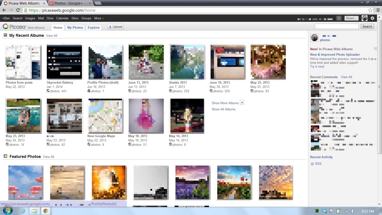 Ben's Blog: Google Plus Photos NOT