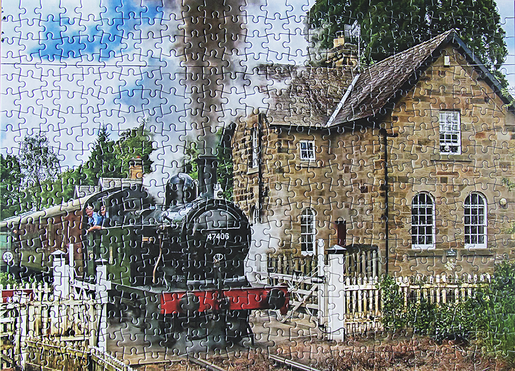 STEAM TRAINS AND JIGSAW PUZZLES The Second, Pair of Puzzles from CHUMS