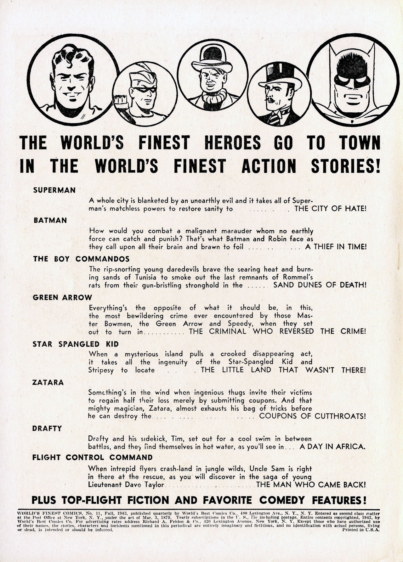 Worlds Finest Comics 11 Page 1