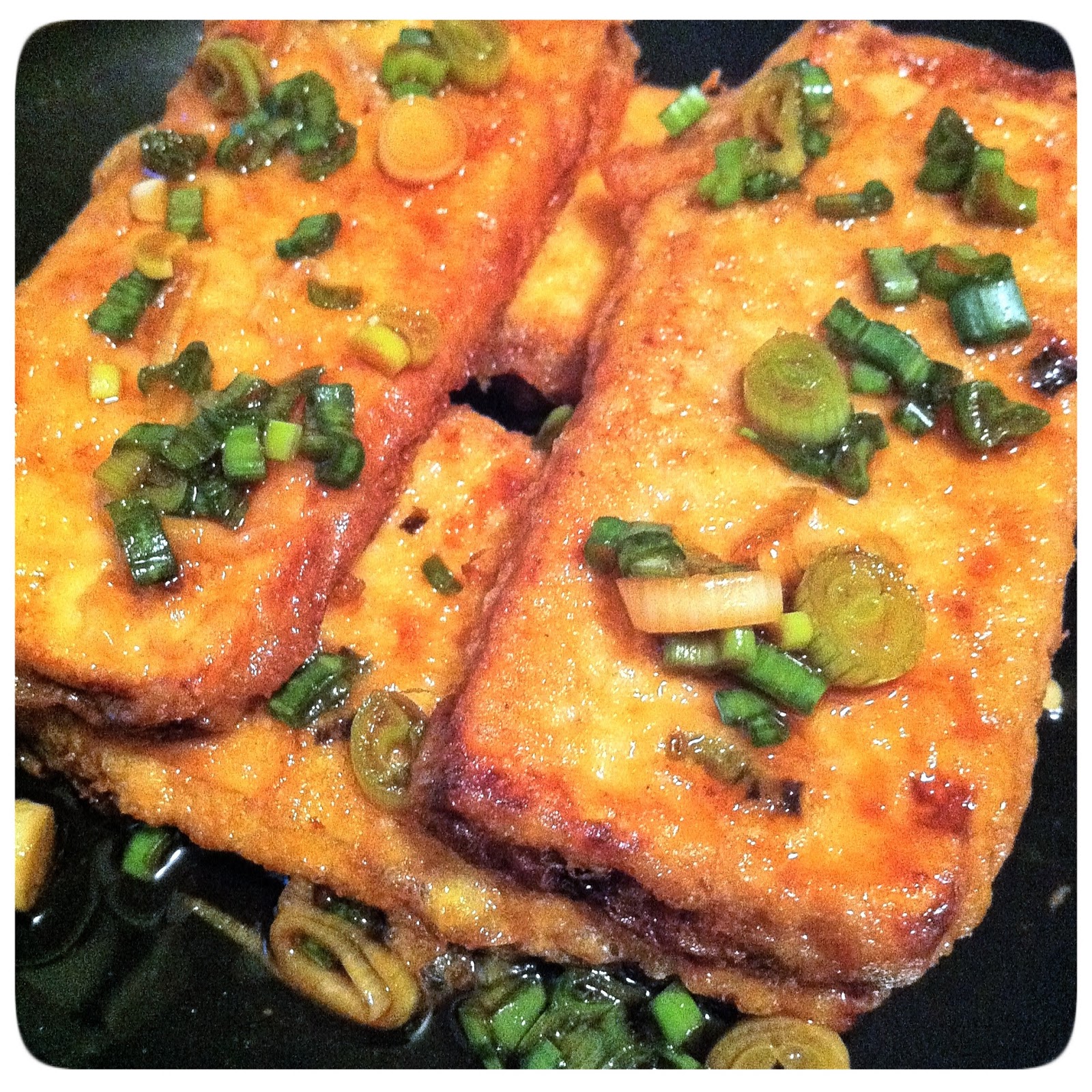 Homemade Noms Fried Tofu with Ponzu Sauce