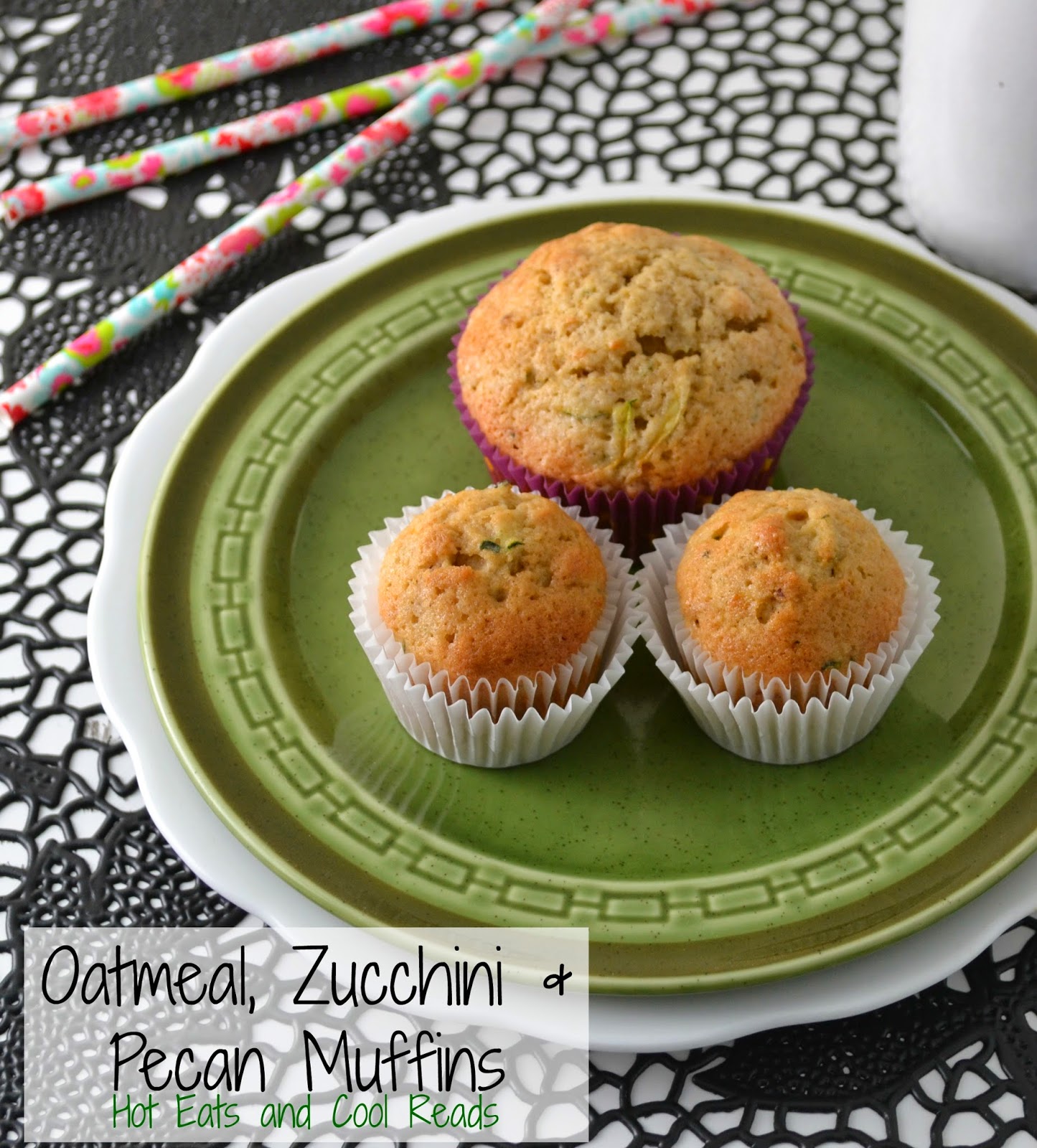 Oatmeal, Zucchini and Pecan Muffins Recipe