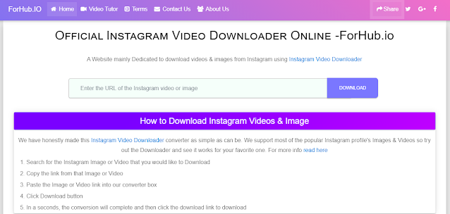 Lista de sites e aplicativos mais relevantes para baixar videos do Instagram