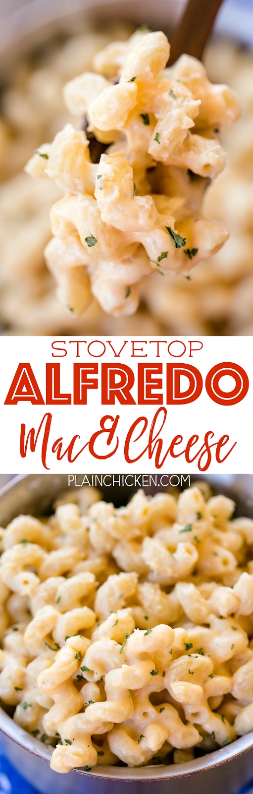Stovetop Alfredo Mac & Cheese Plain Chicken