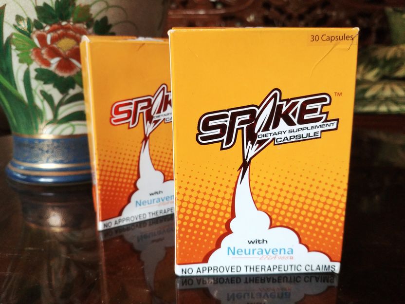 Spike Brain Booster Dietary Supplement boxes