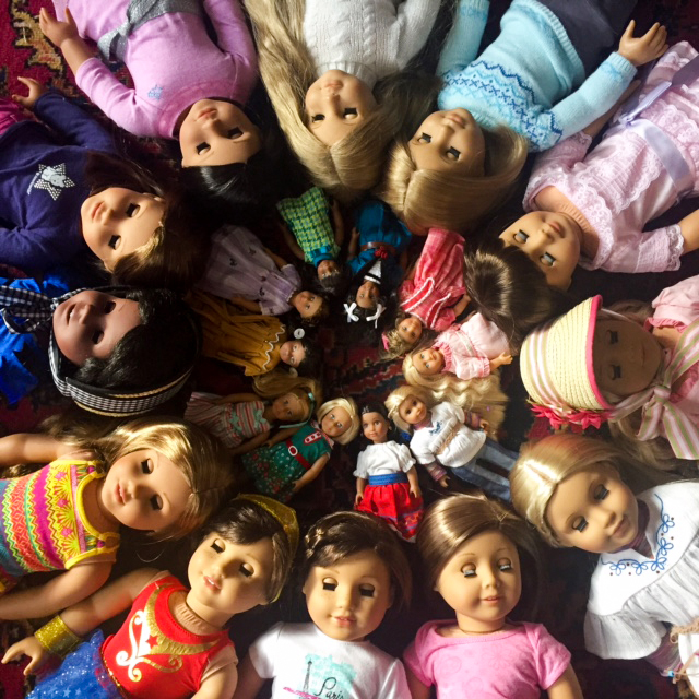 me and my doll collection