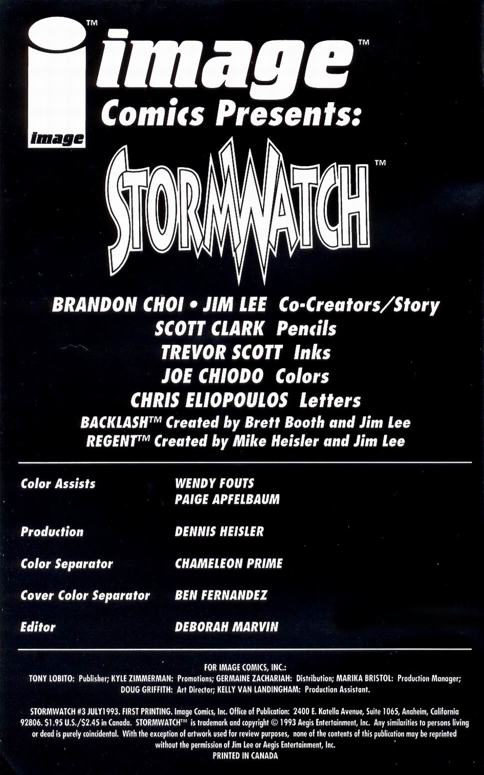 Stormwatch (1993) issue 3 - Page 2
