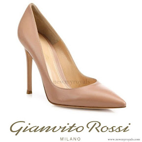 Crown Princess Victoria wore Gianvito Rossi Gianvito Leather Point Toe Pumps