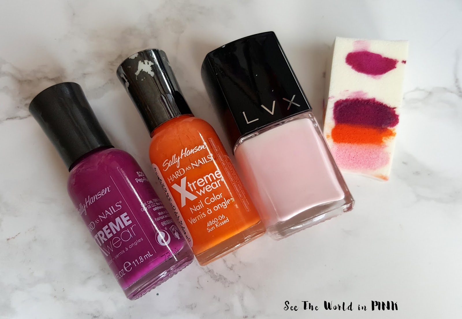 Manicure Monday - Gradient Ombre Nail with Beauty Decals! 