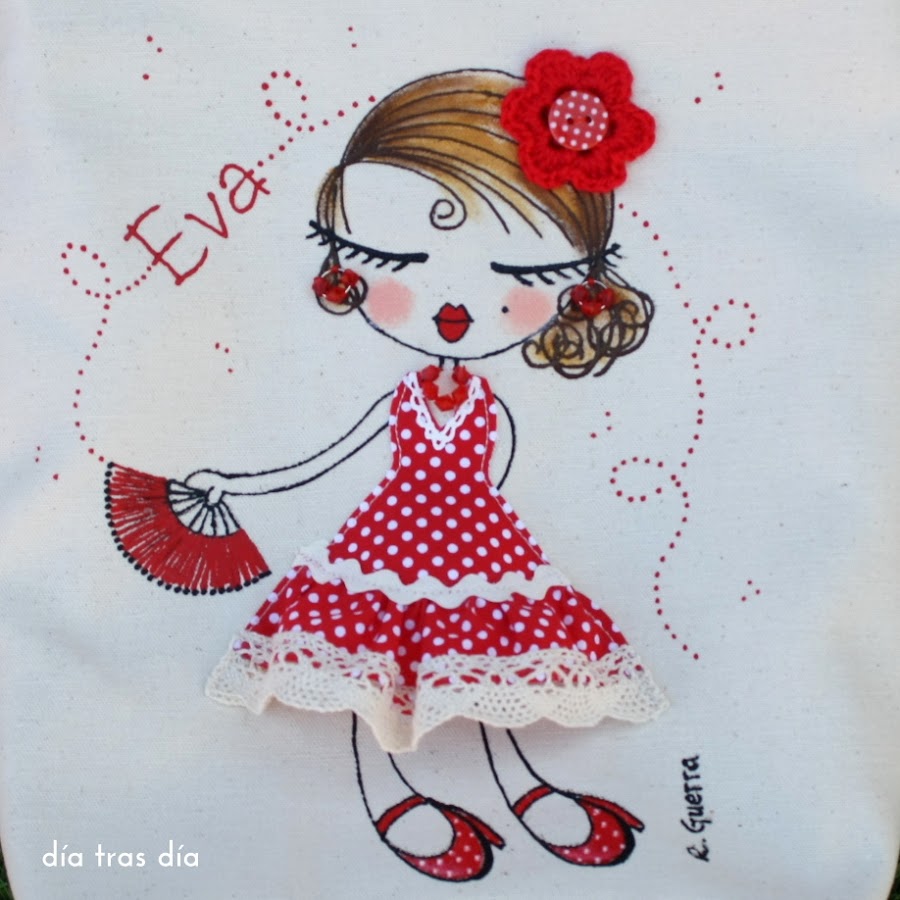 Bolso personalizado flamenca