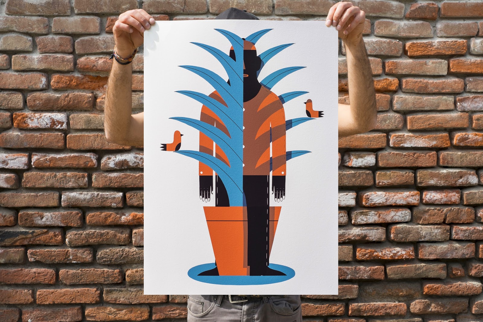 To celebrate the upcoming opening of Agostino Iacurci's solo exhibition "Appearance And Disappearance" at Galleria Patricia Armocida in Milan, Italy, we've produced a brand new limited edition screenprint which features his clean work, with geometric simplicity and perfectly balanced aesthetics.