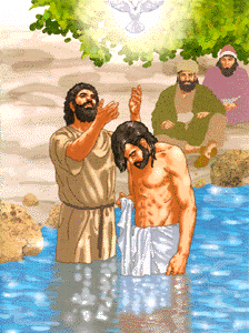 Bautizo de Jesús Jesús es bautizado por Juan el Bautista en el Río Jordán