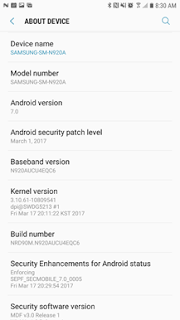 AT&T Samsung Galaxy Note 5 Starts Receiving The Android 7.0 Nougat Update