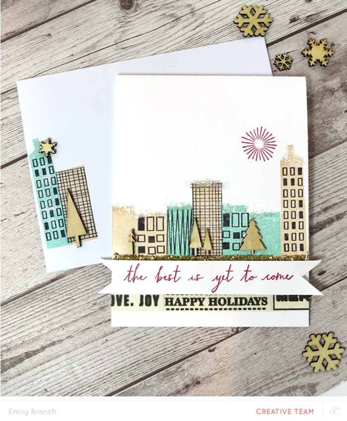 Yippee for Yana: Colored Cardstock Scene Setting