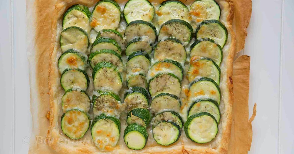 Bärenhunger: Zucchini Blätterteig Tarte
