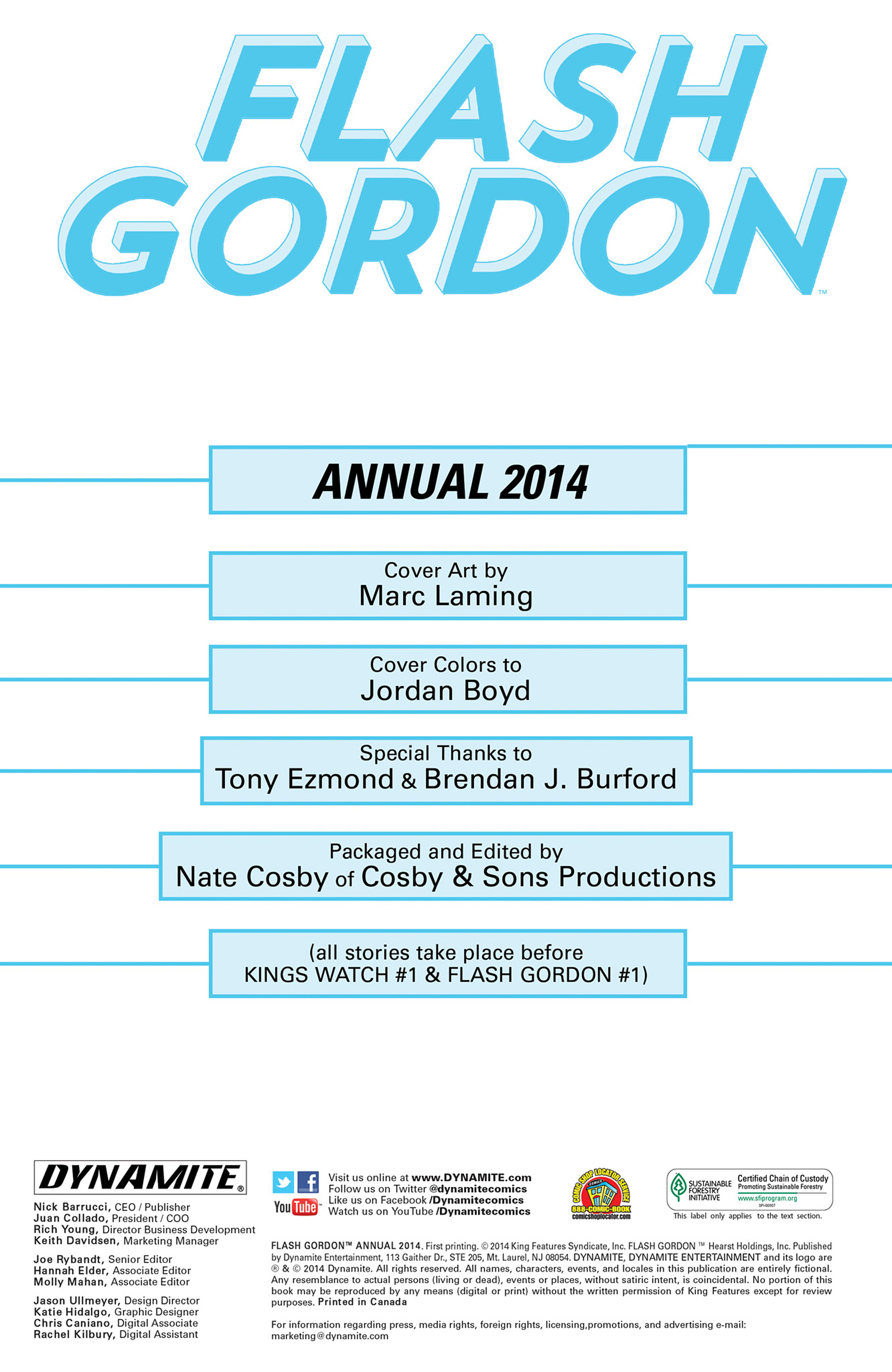 Read online Flash Gordon (2014) comic -  Issue # Annual 1 - 2