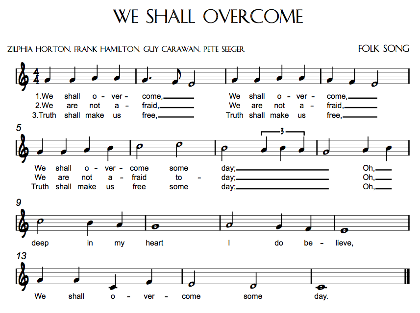 Shall we перевод на русский. We shall overcome Ноты для фортепиано. Песня we shall overcome. Плакат we shall overcome. We shall overcome гимн.