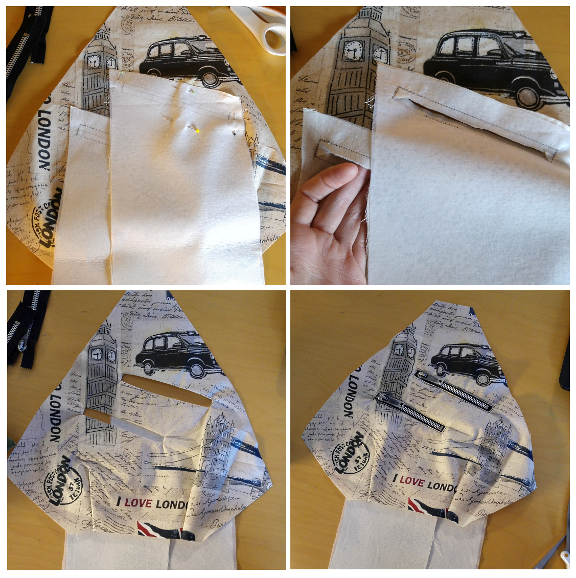 Sew Scoundrel: Tutorial: DIY backpack / sling bag with lining and pockets