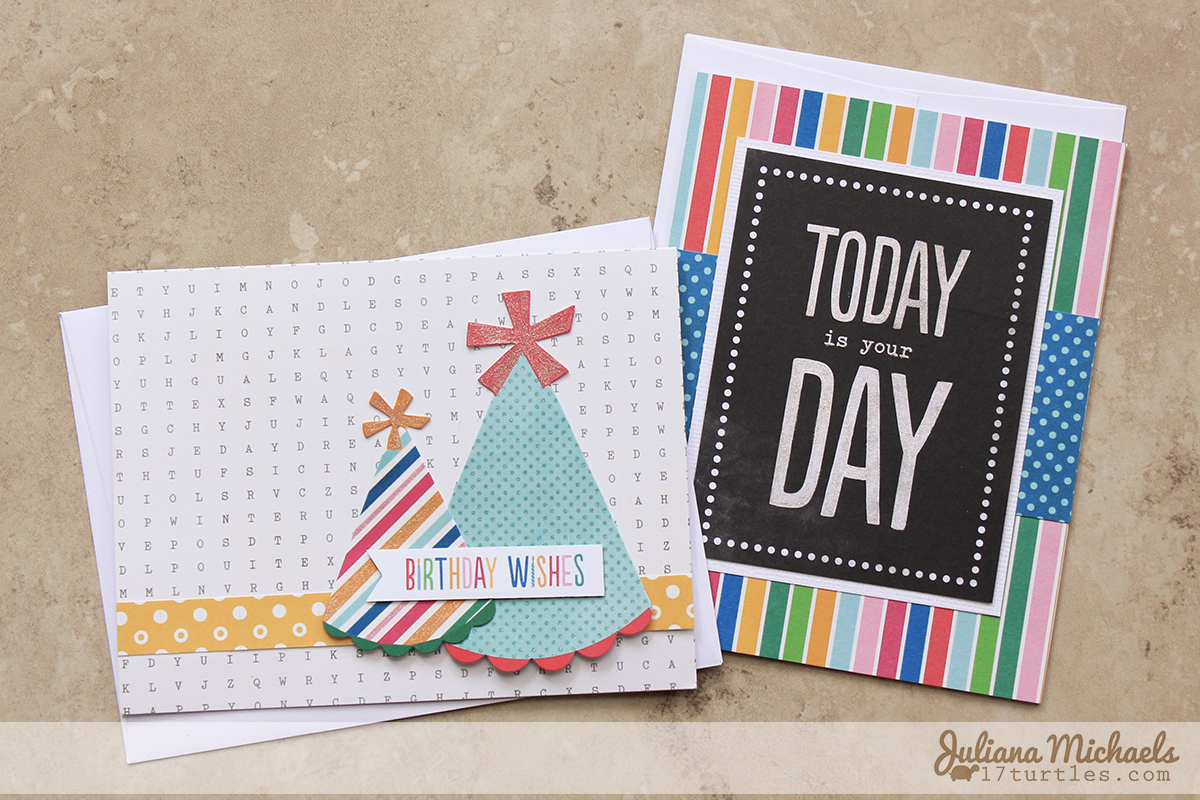 Quick and Easy Birthday Cards Pebbles Birthday Wishes Collection Juliana Michaels