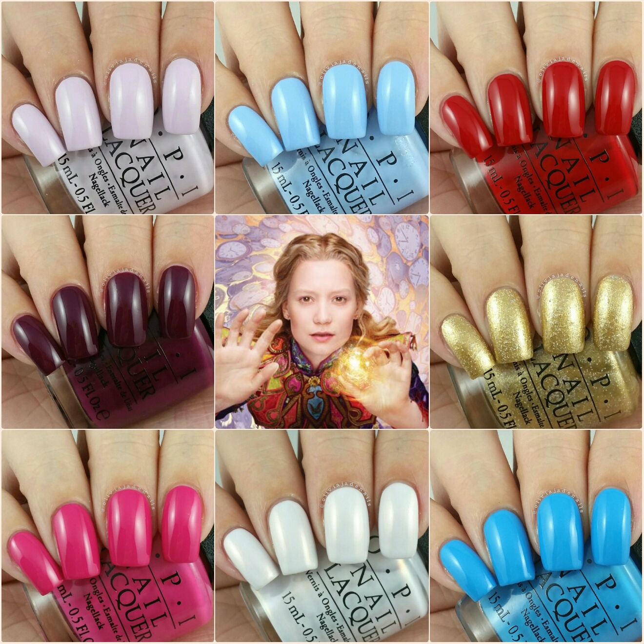 OPI Alice Through the Looking Glass Review & Swatches - Nailed It | The Nail  Art Blog