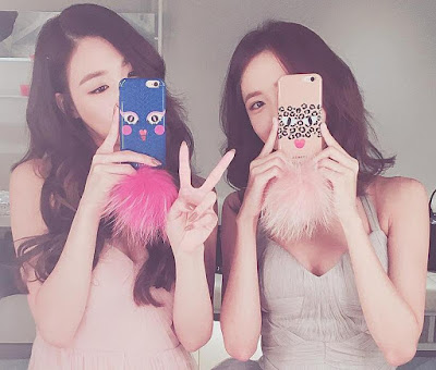 SNSD Tiffany and YoonA SelCa