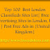 Top 100+ Free London Classifieds Sites List | 100 Best Post Free Classified Sites in London | Instant Approve London Ad Posting Websites