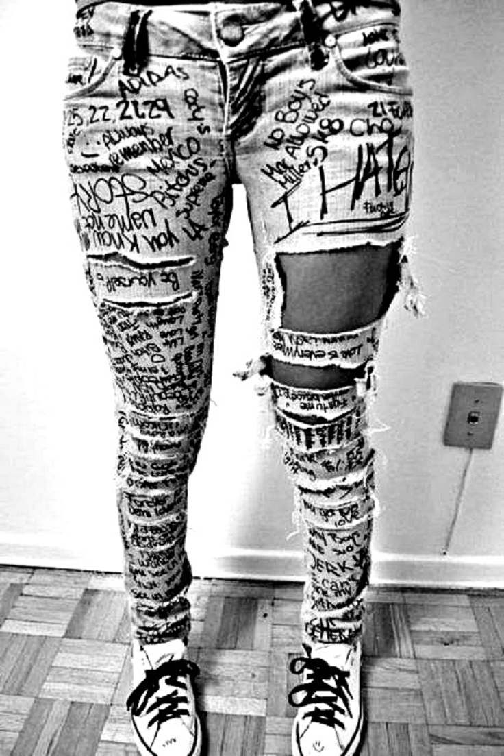 TOP 5 DIY Tricks for Your Boring Old Jeans TOP 5 DIY