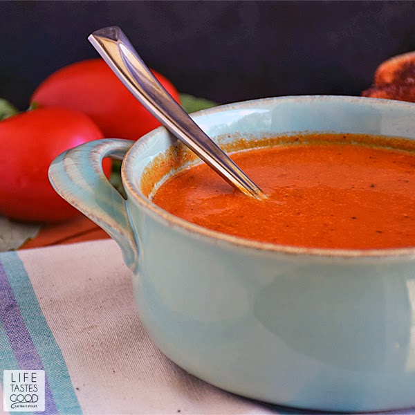 Tomato Basil Soup | by Life Tastes Good