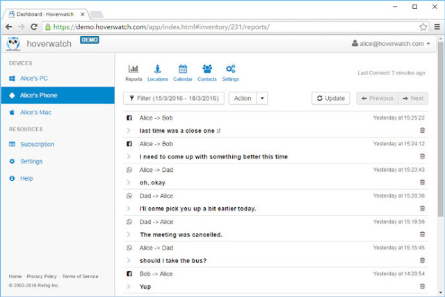 برنامج Hoverwatch  لتهكير حسابات الفيسبوك  برنامج Hoverwatch  لتهكير حسابات الفيسبوك
