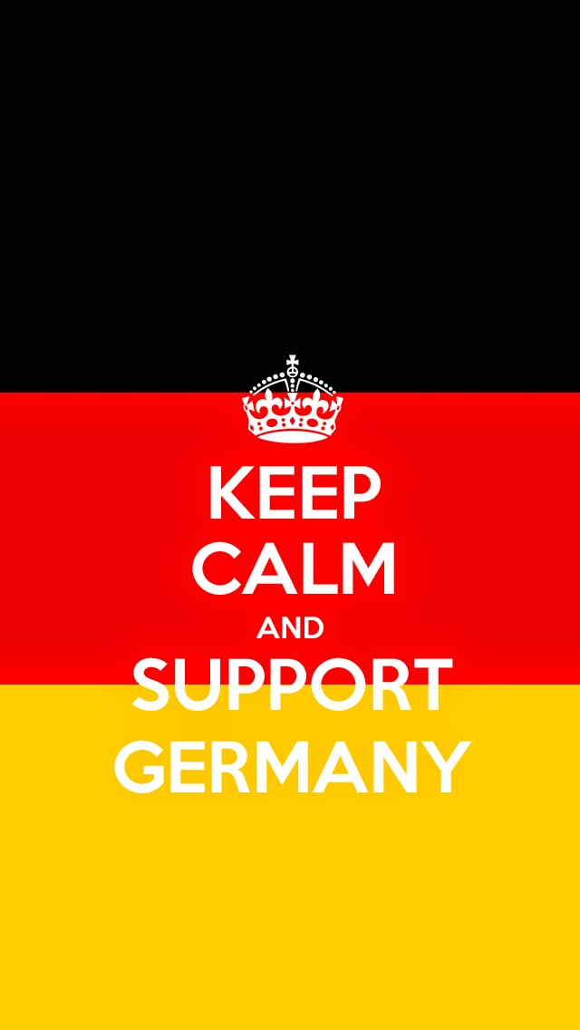 Kickin' Wallpapers "KEEP CALM AND SUPPORT GERMANY" WALLPAPER