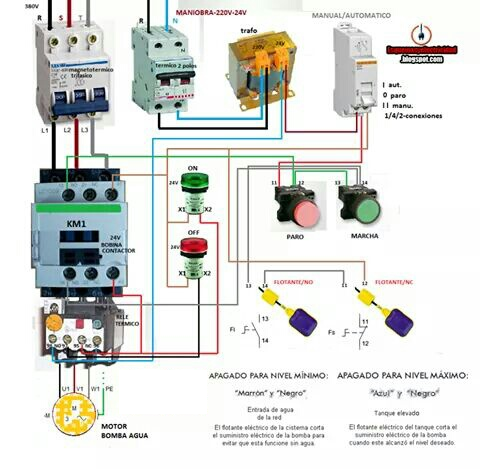 Water Pump Motor Wiring Diagram - Electrical Blog