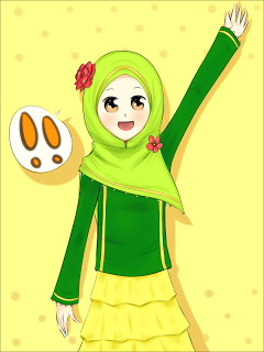 530+ Gambar Kartun Muslimah Olshop HD Terbaru