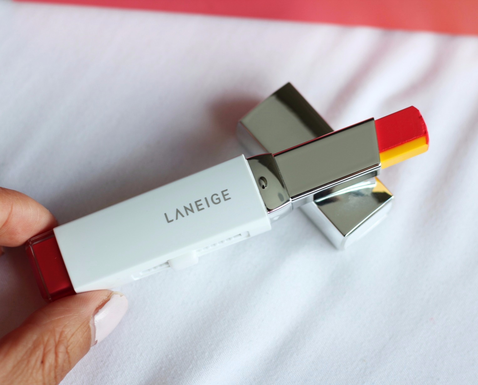 Laneige Two Tone Lipsticks Review + Demo — Raincouver Beauty