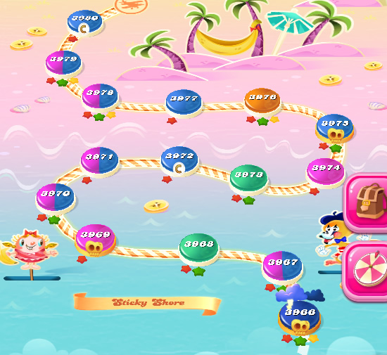 Candy Crush Saga level 3981-3995 Candy Crush Saga level 3981-3995