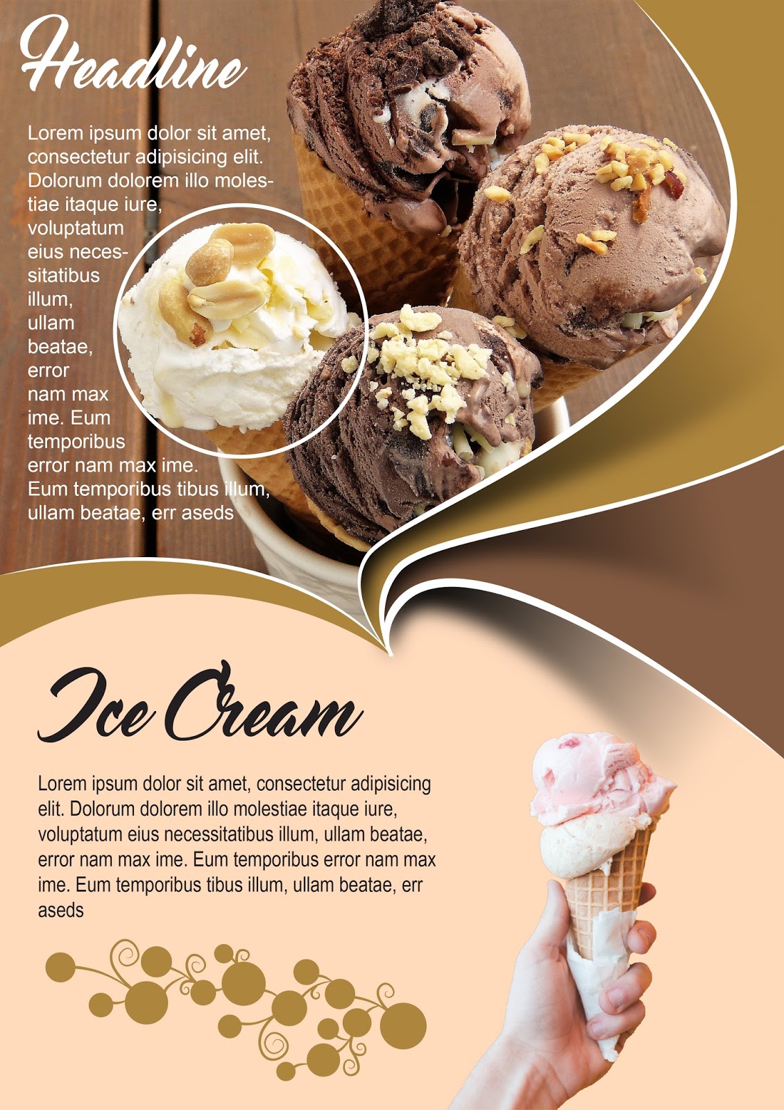 How to Create a Ice Cream Poster / Flyer Using Adobe Illustrator -  Ideosprocess