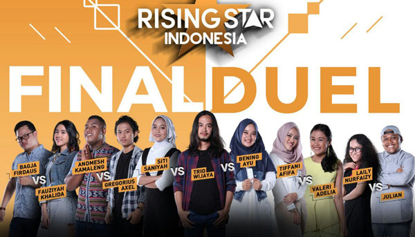 Yang Lolos Final Duel Rising Star Indonesia 30 Januari 2017