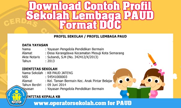 Download Teladan Profil Sekolah Forum Paud Format Doc