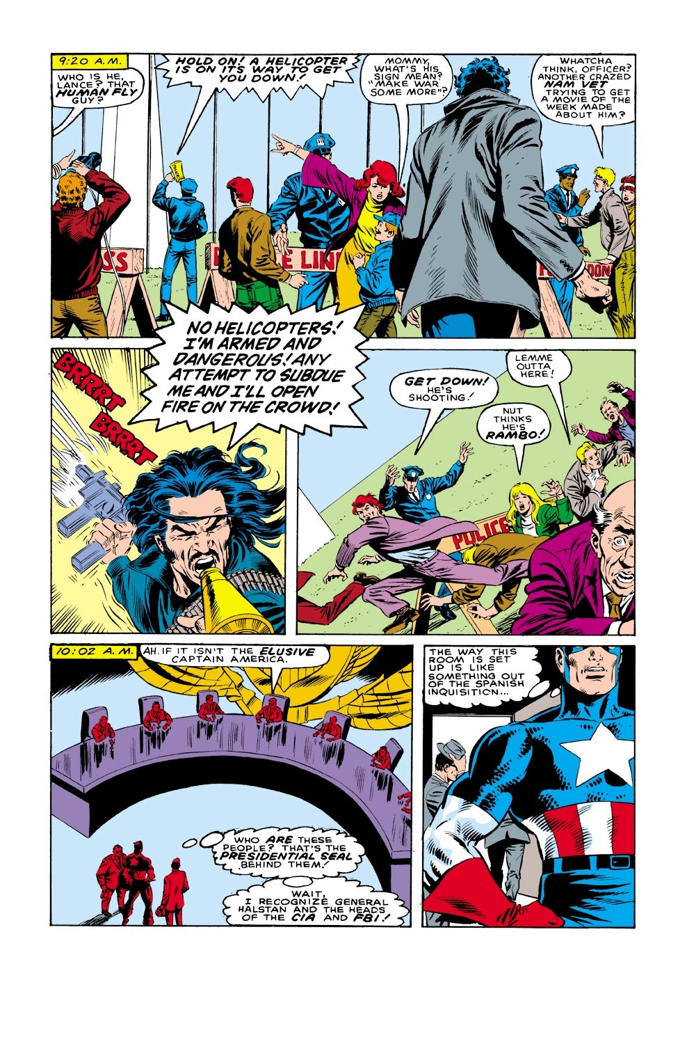 Read online Captain America (1968) comic -  Issue #332 - 7