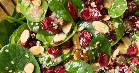 Cranberry Almond Spinach Salad - Family Fresh Meals
