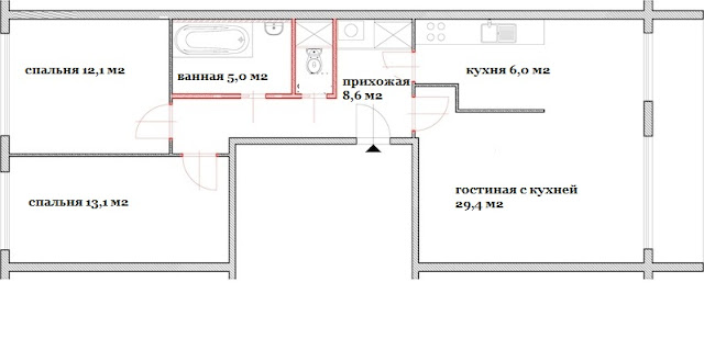 Перепланировка и ремонт ванной комнаты из-за роста хозяина